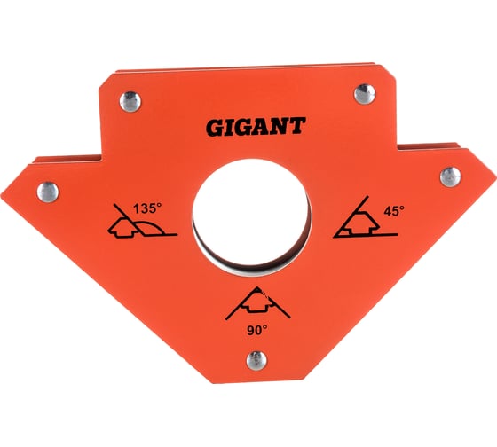 Угольник магнитный стрелка 75LBS (45, 90, 135 град; усилие 34 кг) Gigant G-0512 15903479