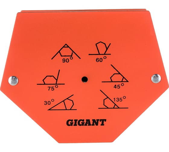 Угольник магнитный шестиугольник 75LBS (0, 45, 60, 75, 90, 135 град; усилие 34 кг) Gigant G-0515 15903478