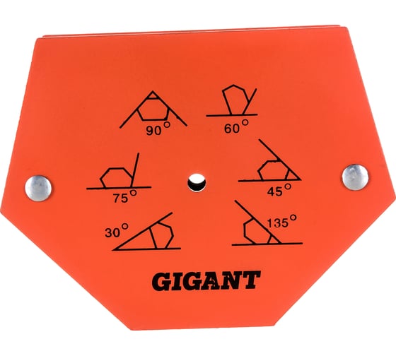 Угольник магнитный шестиугольник 50LBS (30, 45, 60, 75, 90, 135 град; усилие 23 кг) Gigant G-0516 15903481