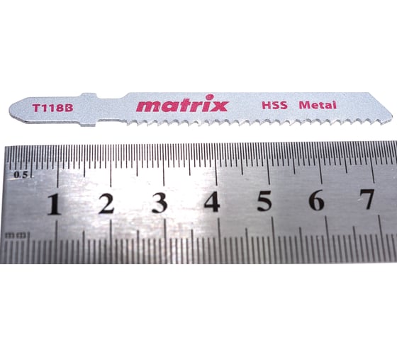 Полотна для электролобзика  по металлу, 76х50 мм, 2 мм, 3 шт. MATRIX 78229