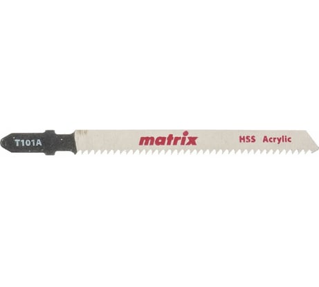 Полотна для электролобзика  по пластику, 100х72 мм, 2 мм, 3 шт. MATRIX 78232