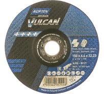 Круг зачистной по металлу/нержавеющей стали, NV, 27 (150x6,4x22,23 мм) Norton 66252925525