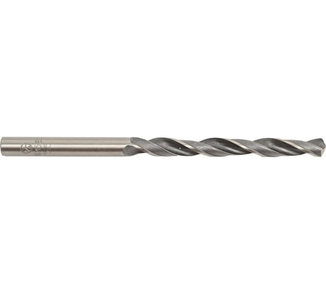 Сверло с цилиндрическим хвостовиком Р6М5, 5.5х57х93 мм, в инд. упаковке Резолюкс 25855