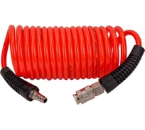 Шланг пневматический спиральный (5 м; 6х10 мм; полиуретан; рапид) Gigant G-PS17030