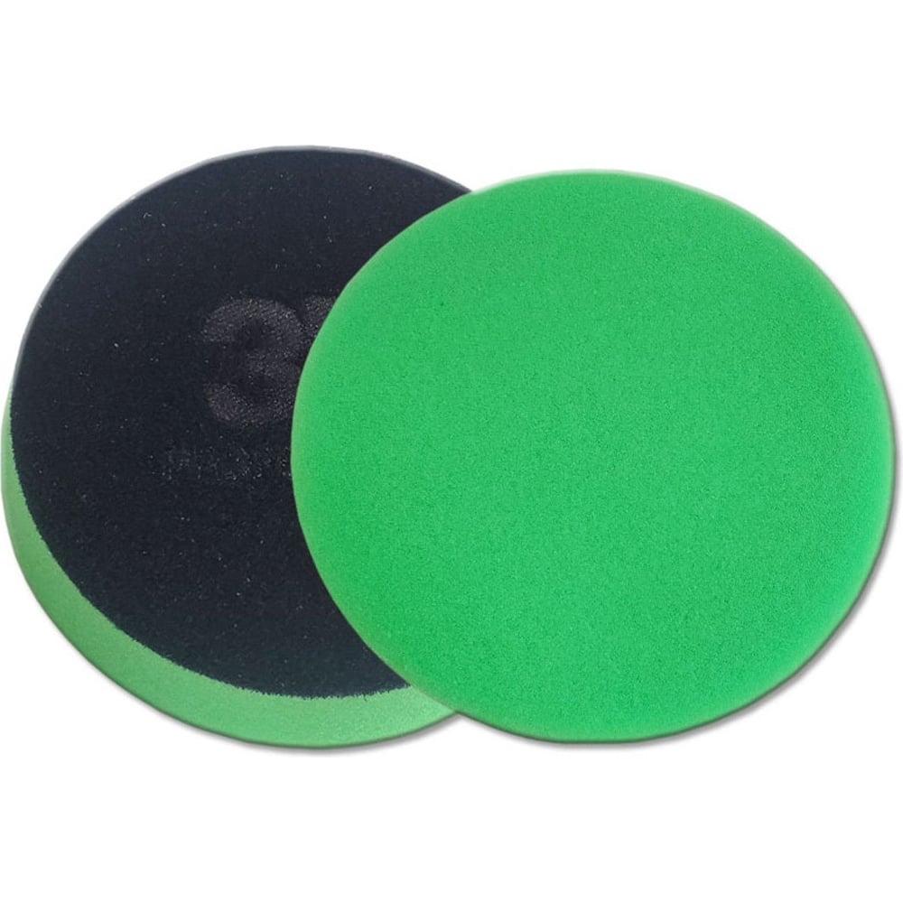 Поролоновый полировальный круг K-255GR режущий, зеленый, 140 мм 3D ...
