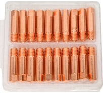 Наконечник токопроводящий 20 шт, CU-E, М6x25 мм, d=0,6 мм для горелок mig/mag энаргит CU-E-M6-25-06-20