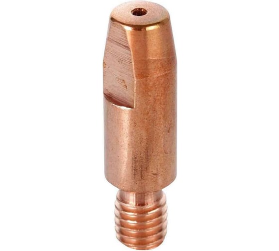 Наконечник токопроводящий 200 шт, CU-E, М6x28 мм, d=1.0 мм для горелок mig/mag энаргит CU-E-M6-28-10-200 1