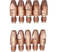 Наконечник токопроводящий 10 шт, CU-E, М8x30 мм, d=1.0 мм для горелок mig/mag энаргит CU-E-M8-30-10-10