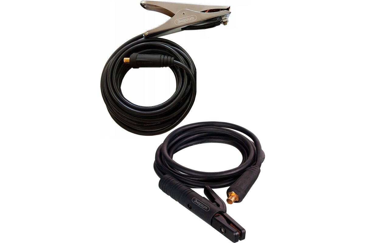 Комплект сварочных кабелей "basic", 5+5 метров, 1x25, вилка 35-50 ...