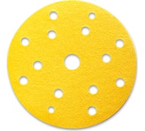 Шлифовальный круг на липучке GOLD Classic 150 мм, 15 отверстий, 50 шт, P240 ABRAFORM AF50-GC-150-15-240