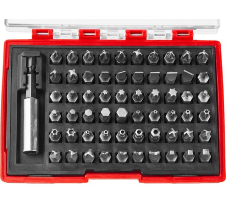 Набор бит с адаптером МАСТЕР Зубр 26089-H61