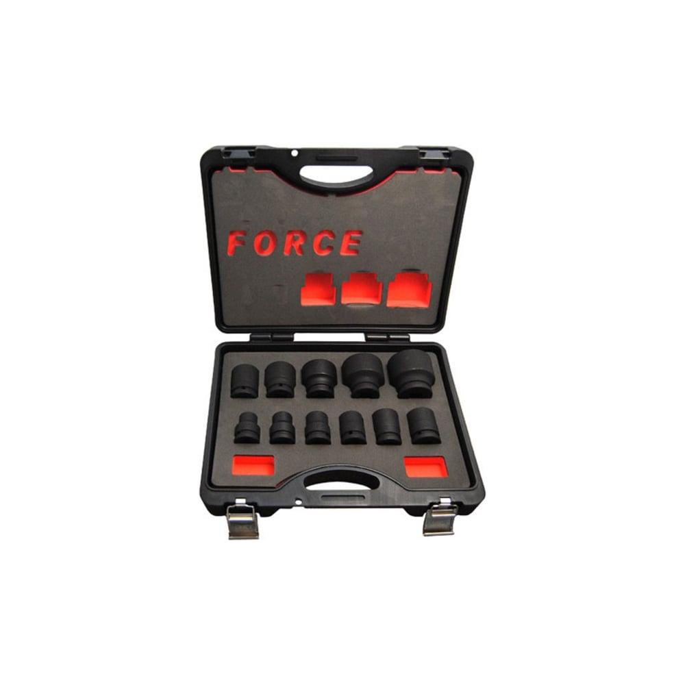 Набор головок 17 предм. (1/2"  6 граней) FORCE