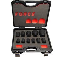 Набор ударных головок 3/4", 17-50 мм, в кейсе, 11 шт. FORCE 6112