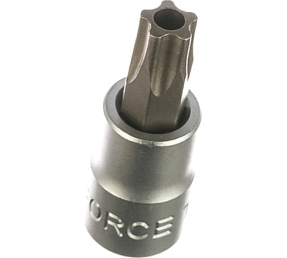 Головка-бита 1/4", 5-ти лучевая с отверстием, TS40, L=32 мм FORCE 32F3240 1