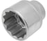 Головка 1/2", 12 гранная, 34 мм FORCE 54934 1