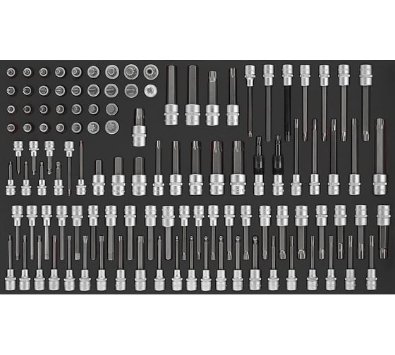 Набор головок-бит, 3/8", 1/2", 114 шт. FORCE 41141