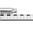 Головка 1/4", 12 гранная, 14 мм FORCE 5295014 5