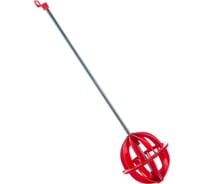 Пластмассовый миксер ГЛОБУС для красок 110х112х400мм Зубр 06008-110-40