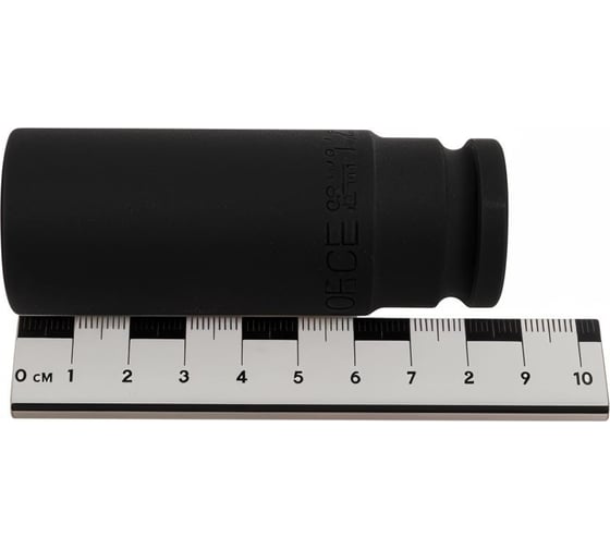 Головка 1/2", 6-гранная, ударная, L=85 мм, 22 мм FORCE 4458522