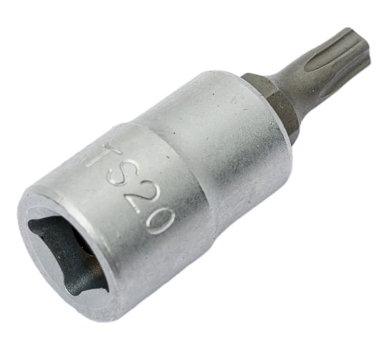 Головка-бита 1/4", 5-ти лучевая с отверстием, TS20, L=32 мм FORCE 32F3220