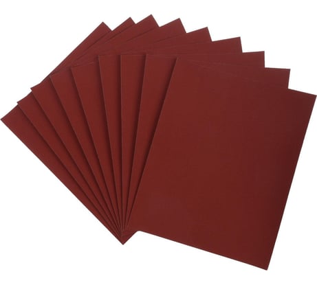 Шкурка шлифовальная в листах на бумажной основе водостойкая 230x280, Р2000, 10 шт ЛОМ 1864812