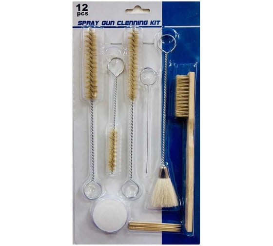 Набор для чистки краскопульта из 12 предметов А1 Clean Set A1 100CS-12 1