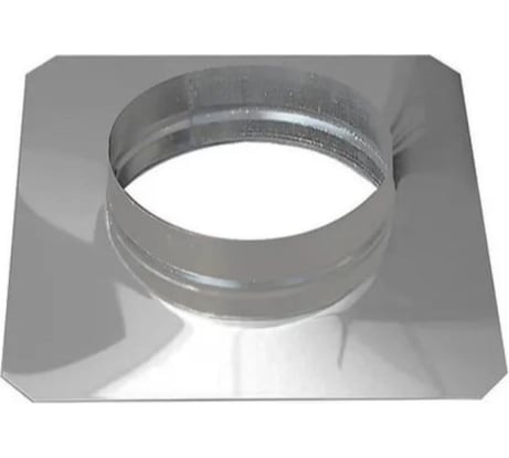 Плоское основание для т/д 130 мм, основание 295x295 мм, нержавеющая сталь AISI 304 ООО Вентмаркет OSND130nerz