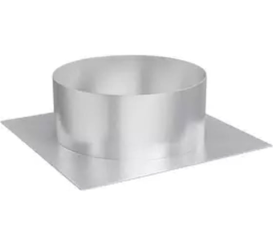 Плоское основание для т/д 200 мм, основание 295x295 мм, нержавеющая сталь AISI 304 ООО Вентмаркет OSND200nerz 1