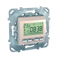 Термостат Schneider Electric Unica Беж программируемый недельный перекидной контакт MGU5.505.25ZD