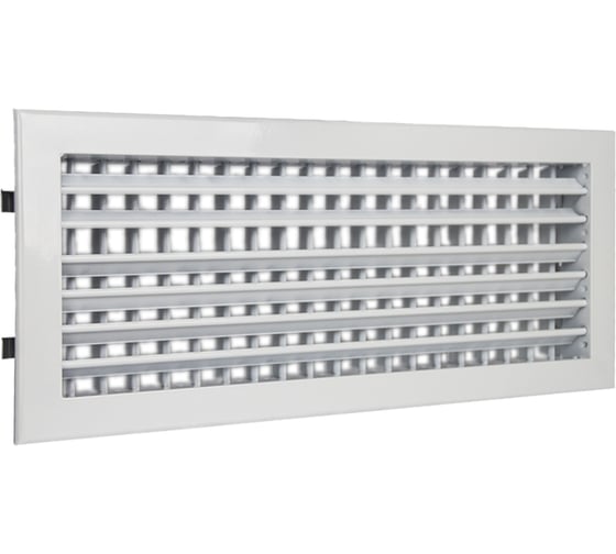 Двухрядная алюминиевая решетка 2WA 400x300 мм Ventart 4687203903350