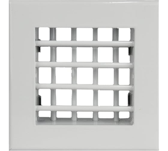 Двухрядная алюминиевая решетка 2WA 200x200 мм Ventart 4687203903282