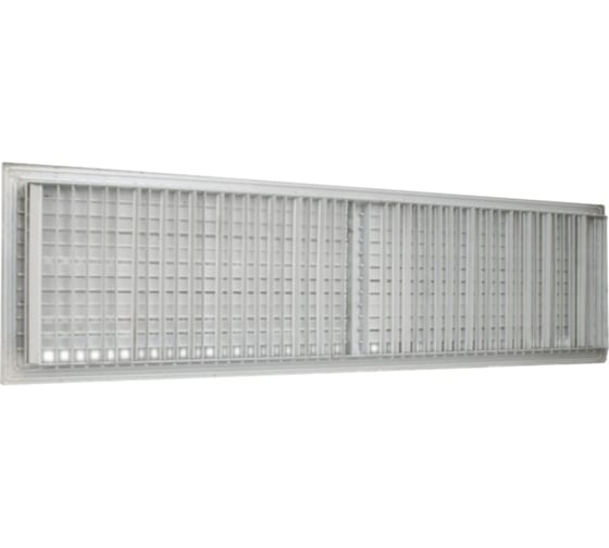 Двухрядная решетка 2VA c КРВ 400x300 мм Ventart 4687203785321