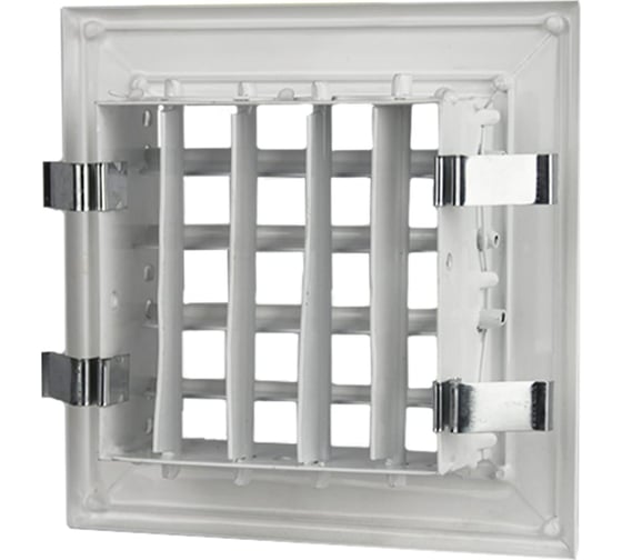 Двухрядная решетка 2VA c КРВ 200x200 мм Ventart 4687203785130