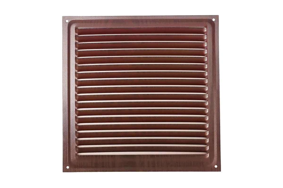 Решетка вентиляционная 100x100 мм, декор под дерево "черешня" Трибатрон ...