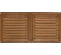 Решетка вентиляционная 100x200 мм, декор под дерево "черешня" Трибатрон 88432