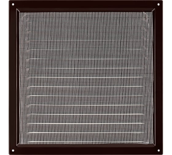 Решетка металлическая 250x250, коричневая, с покрытием полимерной эмалью TDM ELECTRIC SQ1807-0709