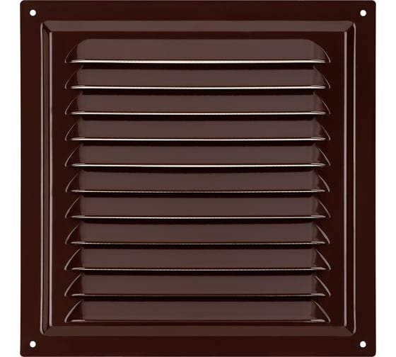 Решетка металлическая 200x200, коричневая, с покрытием полимерной эмалью TDM ELECTRIC SQ1807-0708