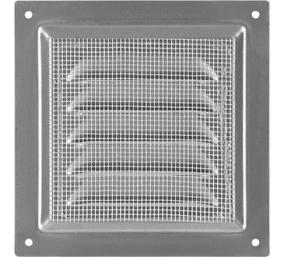 Решетка металлическая 125x125, с оцинкованным покрытием TDM SQ1807-0711