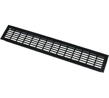 Решетка вентиляционная 480x80 мм, черная GTV KK-W80800-D2