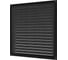 Решетка вентиляционная 3030мэ black, МЭ сетка, 300x300 мм, окраш.сталь black ERA 90-08231 3
