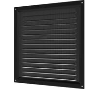 Решетка вентиляционная 2525мэ black, МЭ сетка, 250x250 мм, окраш.сталь black ERA 90-08230