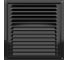 Решетка вентиляционная 2525мэ black, МЭ сетка, 250x250 мм, окраш.сталь black ERA 90-08230 2