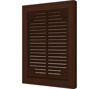 Решетка вентиляционная 1520р кор, P сетка разъемная, 150x200 мм, пластик brown ERA 90-08208