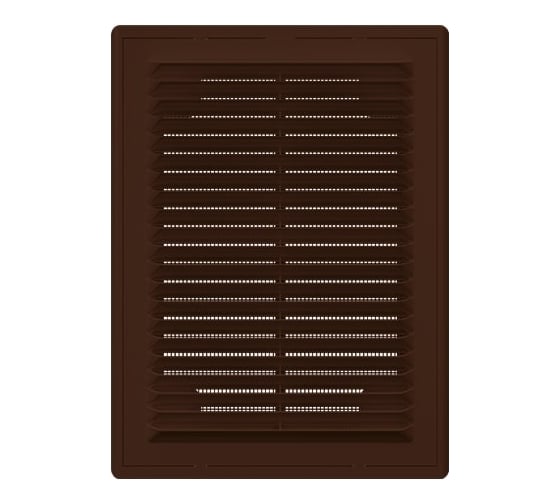 Решетка вентиляционная 1520р кор, P сетка разъемная, 150x200 мм, пластик brown ERA 90-08208