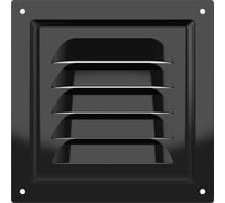 Решетка вентиляционная 1212мэ black, МЭ сетка, 125x125 мм, окраш.сталь black ERA 90-08226