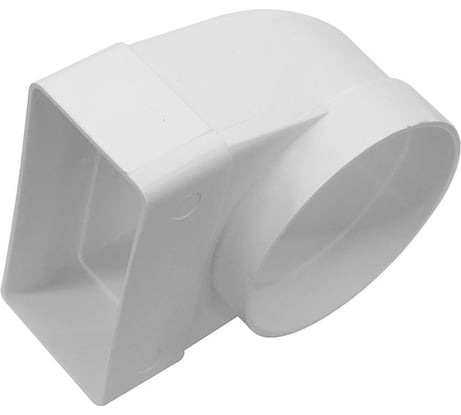 Соединитель для прямоугольного воздуховода 90°, 60x204 мм, D125 мм ВИЕНТО В620СК12,5КП