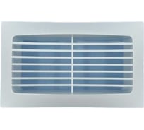 Решетка вентиляционная приточно-вытяжная с фланцем 60x120 мм ВИЕНТО 612РСФ