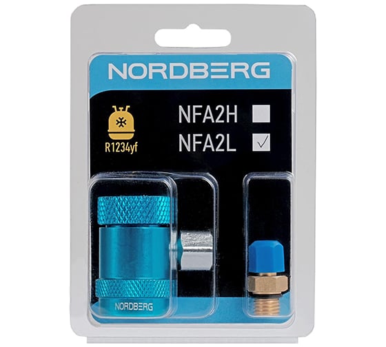 Муфта быстросъемная низкое давление, синяя NORDBERG R1234yf NFA2L