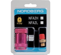 Муфта быстросъемная высокое давление, красная NORDBERG R1234yf NFA2H
