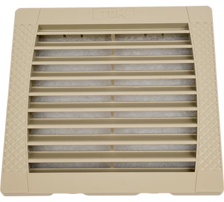 Вентиляционная решетка с фильтром TDM ELECTRIC для вентилятора SQ0832-0010 150х150 мм белая SQ0832-0014